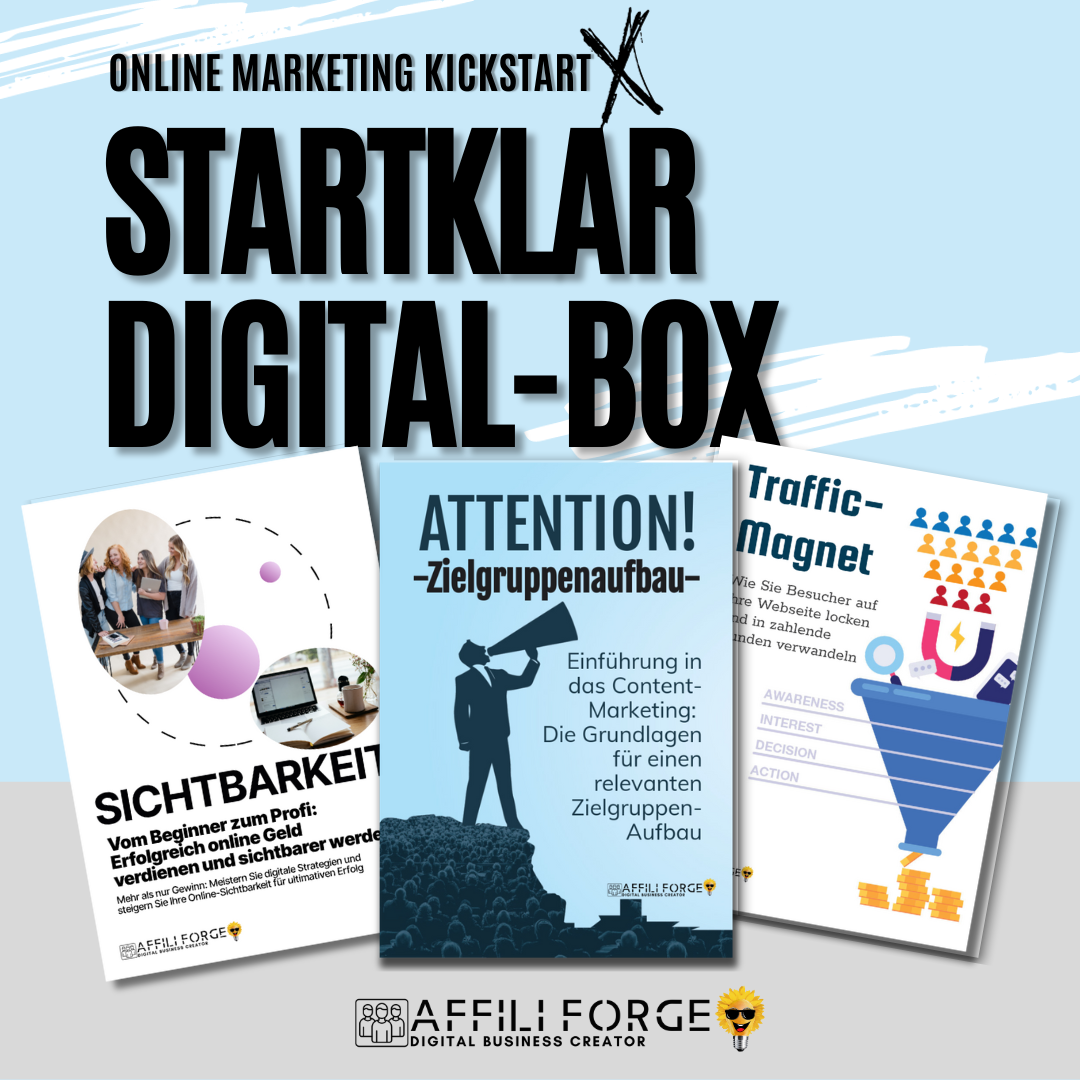 Die “StartKlar Digital-Box” – Die Lösung für die 3 größten Herausforderungen im Online- und Affiliate-Marketing