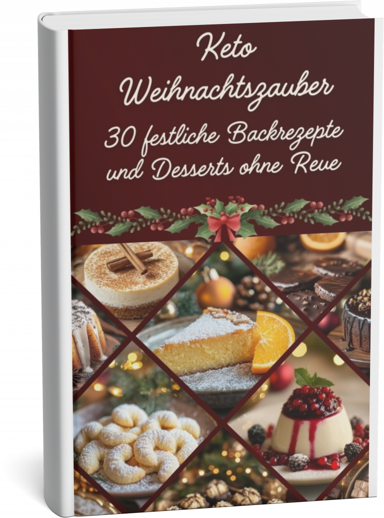 Keto Weihnachtszauber Genieße die Weihnachtszeit ohne Reue – 30 köstliche Keto-Desserts, die dich in Ketose halten!